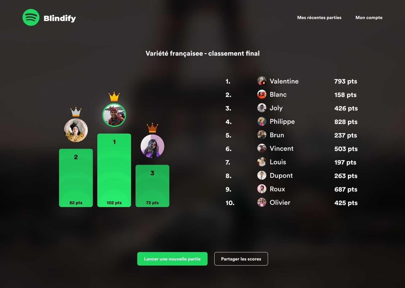 Blindify - Design de l'application & intégration des maquettes